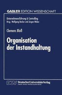 bokomslag Organisation der Instandhaltung