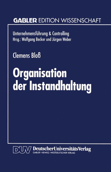 bokomslag Organisation der Instandhaltung