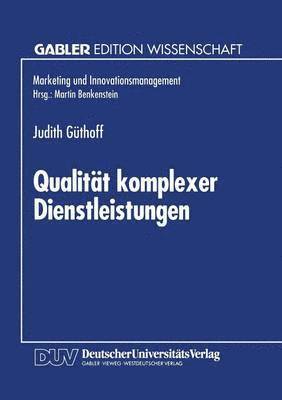 Qualitat komplexer Dienstleistungen 1