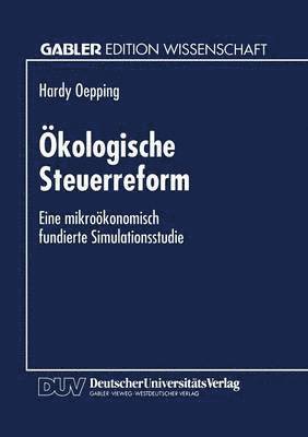 bokomslag OEkologische Steuerreform