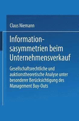 Informationsasymmetrien beim Unternehmensverkauf 1