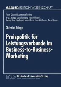 bokomslag Preispolitik fur Leistungsverbunde im Business-to-Business-Marketing