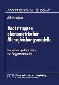 bokomslag Bootstrappen ökonometrischer Mehrgleichungsmodelle