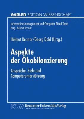 bokomslag Aspekte der Ökobilanzierung