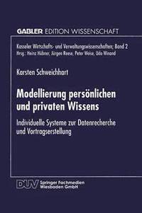 bokomslag Modellierung persönlichen und privaten Wissens