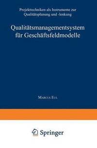 bokomslag Qualitatsmanagementsystem fur Geschaftsfeldmodelle