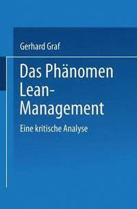bokomslag Das Phanomen Lean Management