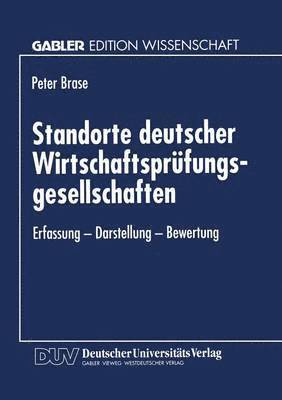 bokomslag Standorte deutscher Wirtschaftsprufungsgesellschaften