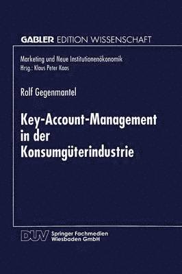 bokomslag Key-Account-Management in der Konsumguterindustrie