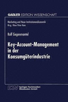 bokomslag Key-Account-Management in der Konsumgüterindustrie