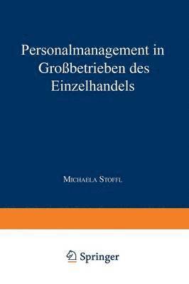 bokomslag Personalmanagement in Großbetrieben Des Einzelhandels