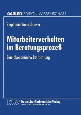 bokomslag Mitarbeiterverhalten im Beratungsprozeß