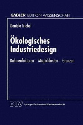 bokomslag Ökologisches Industriedesign