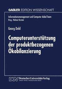 bokomslag Computerunterstützung der produktbezogenen Ökobilanzierung
