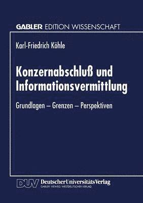 Konzernabschluss und Informationsvermittlung 1