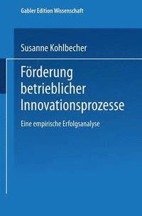 bokomslag Förderung betrieblicher Innovationsprozesse