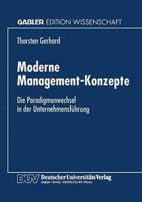 bokomslag Moderne Management-Konzepte
