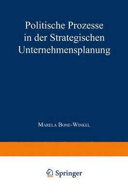 bokomslag Politische Prozesse in Der Strategischen Unternehmensplanung
