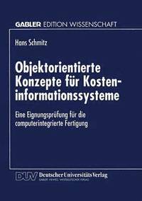 bokomslag Objektorientierte Konzepte fur Kosteninformationssysteme