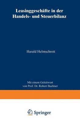 bokomslag Leasinggeschäfte in Der Handels- Und Steuerbilanz