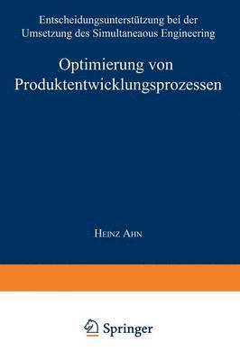 bokomslag Optimierung von Produktentwicklungsprozessen