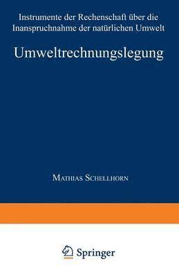 Umweltrechnungslegung: Instrumente Der Rechenschaft Über Die Inanspruchnahme Der Natürlichen Umwelt, Häftad