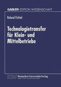 bokomslag Technologietransfer für Klein- und Mittelbetriebe