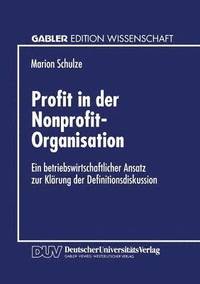 bokomslag Profit in der Nonprofit-Organisation