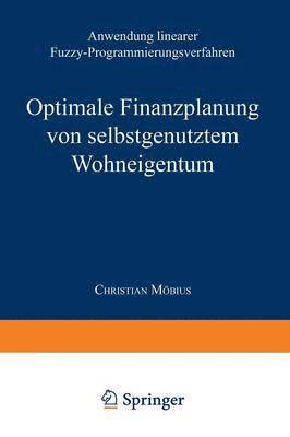 bokomslag Optimale Finanzplanung von selbstgenutztem Wohneigentum