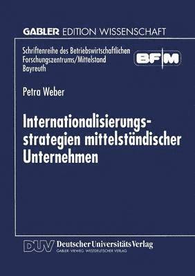 bokomslag Internationalisierungsstrategien Mittelständischer Unternehmen