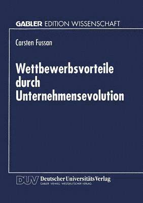 bokomslag Wettbewerbsvorteile Durch Unternehmensevolution