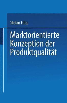 bokomslag Marktorientierte Konzeption Der Produktqualität