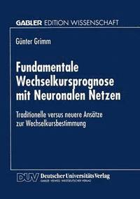 bokomslag Fundamentale Wechselkursprognose mit Neuronalen Netzen