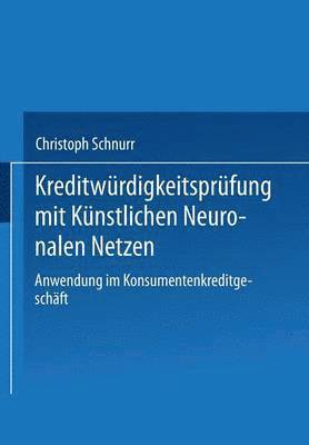 bokomslag Kreditwurdigkeitsprufung mit Kunstlichen Neuronalen Netzen