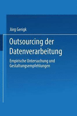 bokomslag Outsourcing der Datenverarbeitung