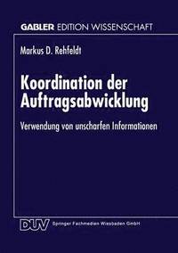 bokomslag Koordination der Auftragsabwicklung