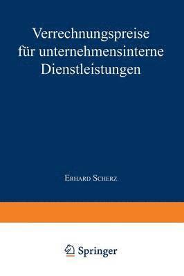 bokomslag Verrechnungspreise für unternehmensinterne Dienstleistungen