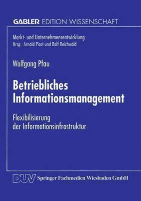 Betriebliches Informationsmanagement: Flexibilisierung Der Informationsinfrastruktur, Häftad
