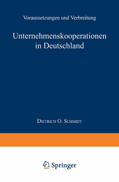 bokomslag Unternehmenskooperationen in Deutschland