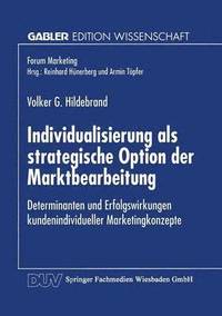 bokomslag Individualisierung als strategische Option der Marktbearbeitung
