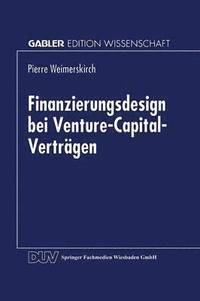 bokomslag Finanzierungsdesign bei Venture-Capital-Vertragen