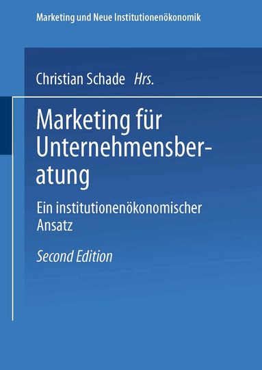 Christian Schade - Marketing für Unternehmensberatung, Häftad