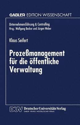 bokomslag Prozeßmanagement für die öffentliche Verwaltung