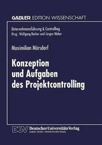 bokomslag Konzeption und Aufgaben des Projektcontrolling