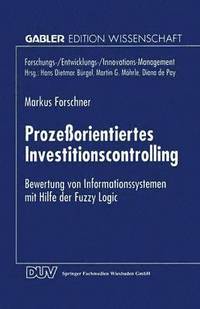 bokomslag Prozeßorientiertes Investitionscontrolling
