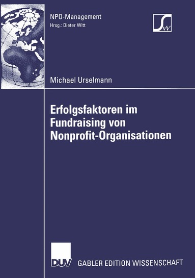 Michael Urselmann - Erfolgsfaktoren im Fundraising von Nonprofit-Organisationen, Häftad