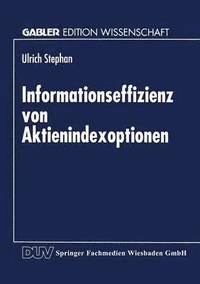 bokomslag Informationseffizienz von Aktienindexoptionen