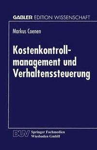 bokomslag Kostenkontrollmanagement und Verhaltenssteuerung