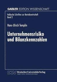 bokomslag Unternehmensrisiko Und Bilanzkennzahlen