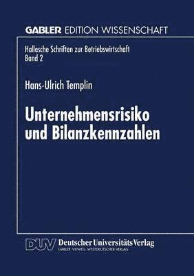 bokomslag Unternehmensrisiko Und Bilanzkennzahlen